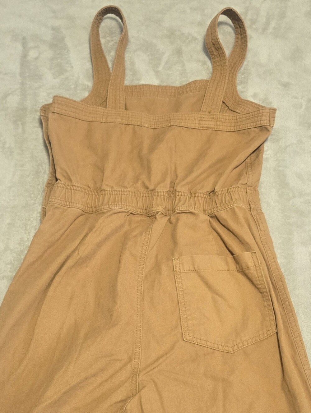 Gap Apron Jumpsuit Button Side Womens Size 4T (30x29) Ruffled Back - Picture 4 of 9